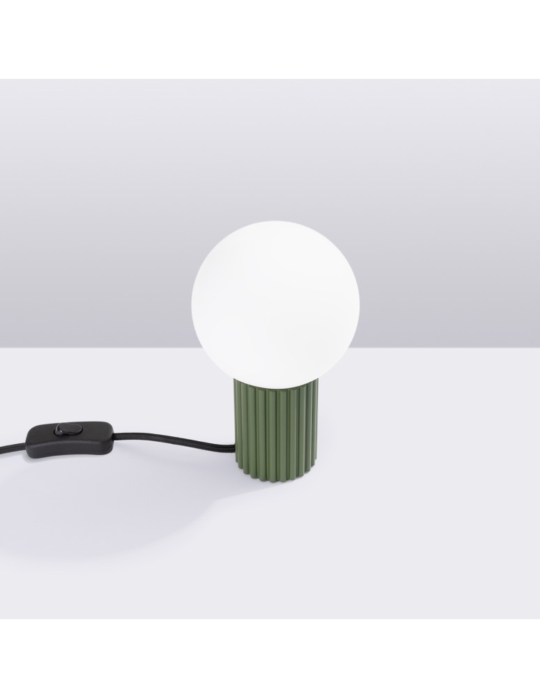 Sollux Lampa biurkowa HALO zielona oliwka SL.1726 Sollux Lampa biurkowa HALO zielona oliwka SL.1726