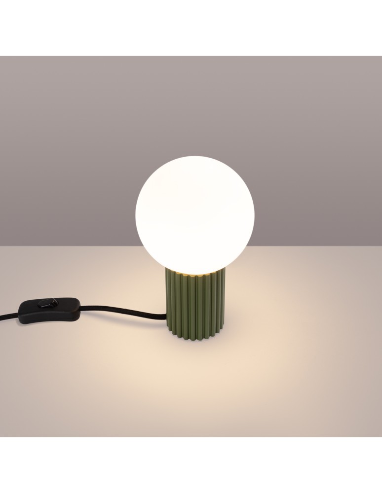 Sollux Lampa biurkowa HALO zielona oliwka SL.1726 Sollux Lampa biurkowa HALO zielona oliwka SL.1726