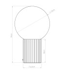 Sollux Lampa biurkowa HALO zielona oliwka SL.1726 Sollux Lampa biurkowa HALO zielona oliwka SL.1726