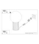 Sollux Lampa biurkowa HALO zielona oliwka SL.1726 Sollux Lampa biurkowa HALO zielona oliwka SL.1726