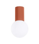 Sollux Plafon HALO ochra czerwona IP44 SL.1728 Sollux Plafon HALO ochra czerwona IP44 SL.1728