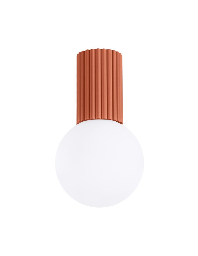 Sollux Plafon HALO ochra czerwona IP44 SL.1728