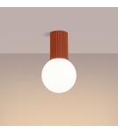 Sollux Plafon HALO ochra czerwona IP44 SL.1728 Sollux Plafon HALO ochra czerwona IP44 SL.1728