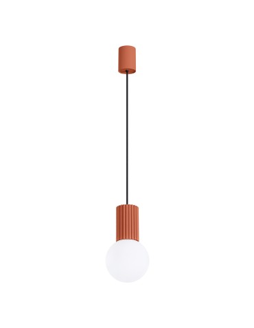 Sollux Lampa wisząca HALO 1 ochra czerwona SL.1729