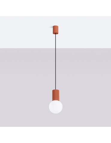 Sollux Lampa wisząca HALO 1 ochra czerwona SL.1729 - produkt 2