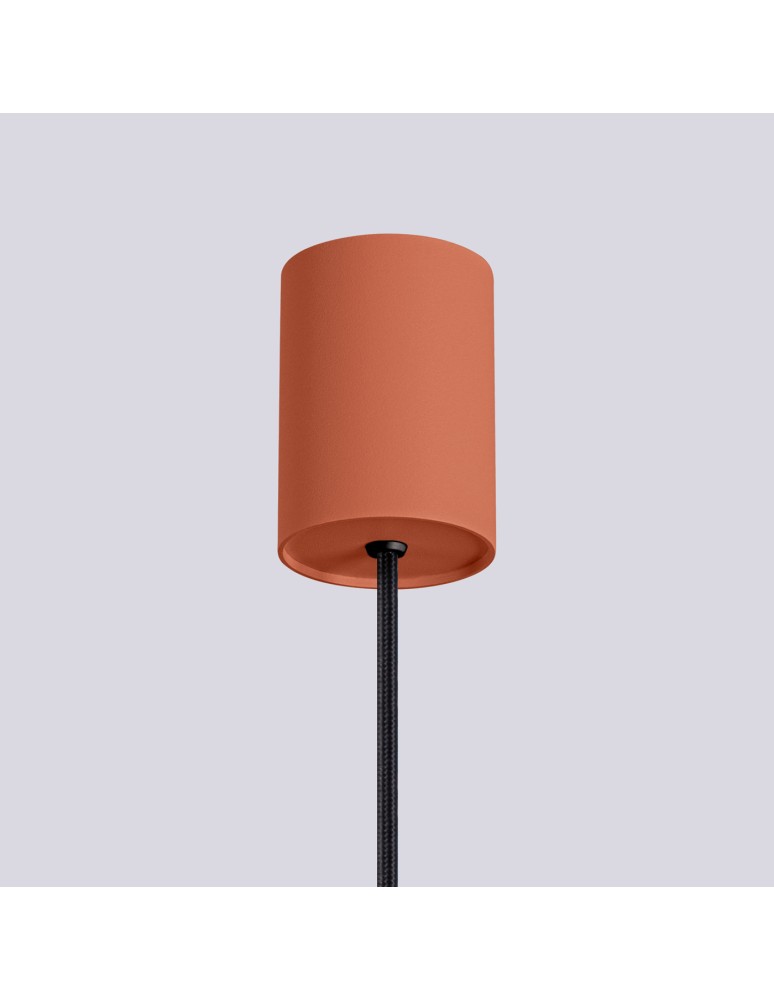 Sollux Lampa wisząca HALO 1 ochra czerwona SL.1729 Sollux Lampa wisząca HALO 1 ochra czerwona SL.1729