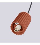 Sollux Lampa wisząca HALO 3P ochra czerwona SL.1730 Sollux Lampa wisząca HALO 3P ochra czerwona SL.1730