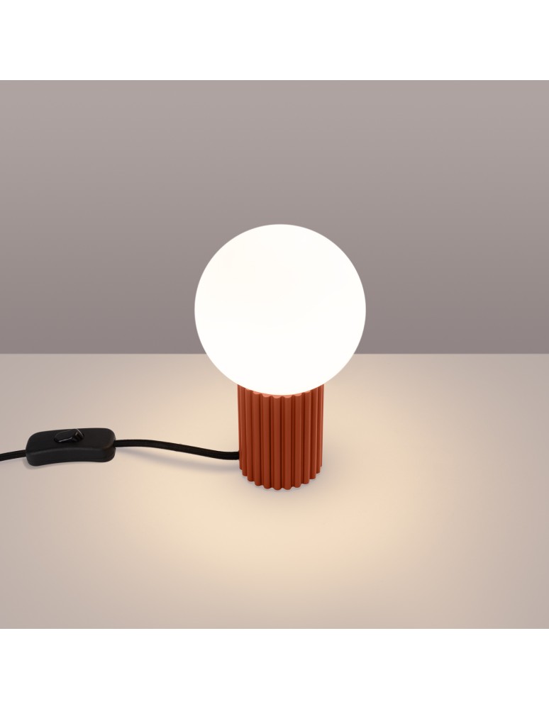 Sollux Lampa biurkowa HALO ochra czerwona SL.1731