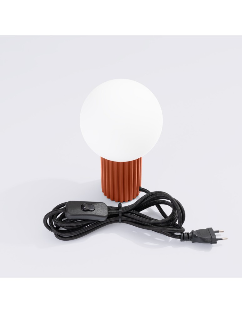 Sollux Lampa biurkowa HALO ochra czerwona SL.1731