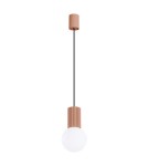 Sollux Lampa wisząca HALO 1 mocca SL.1734 Sollux Lampa wisząca HALO 1 mocca SL.1734