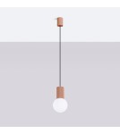 Sollux Lampa wisząca HALO 1 mocca SL.1734 Sollux Lampa wisząca HALO 1 mocca SL.1734
