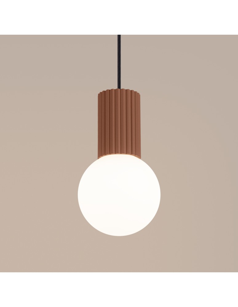Sollux Lampa wisząca HALO 1 mocca SL.1734 Sollux Lampa wisząca HALO 1 mocca SL.1734