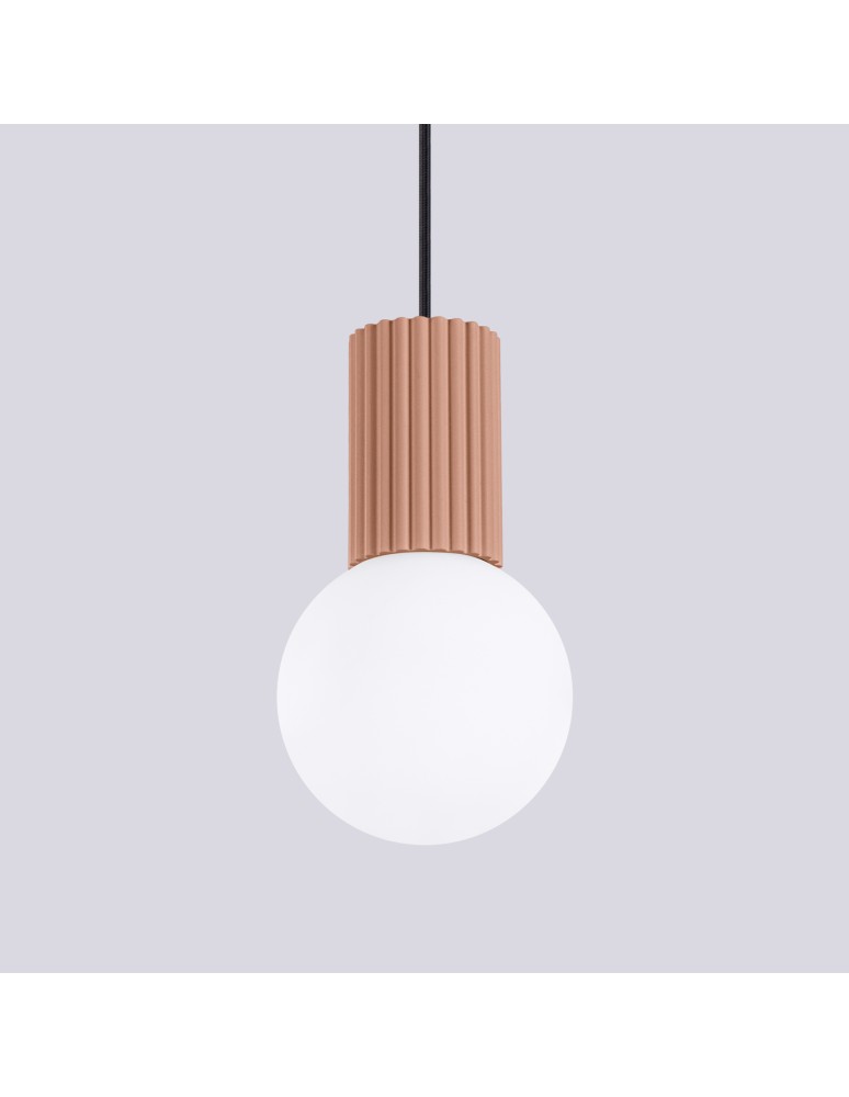 Sollux Lampa wisząca HALO 1 mocca SL.1734 Sollux Lampa wisząca HALO 1 mocca SL.1734
