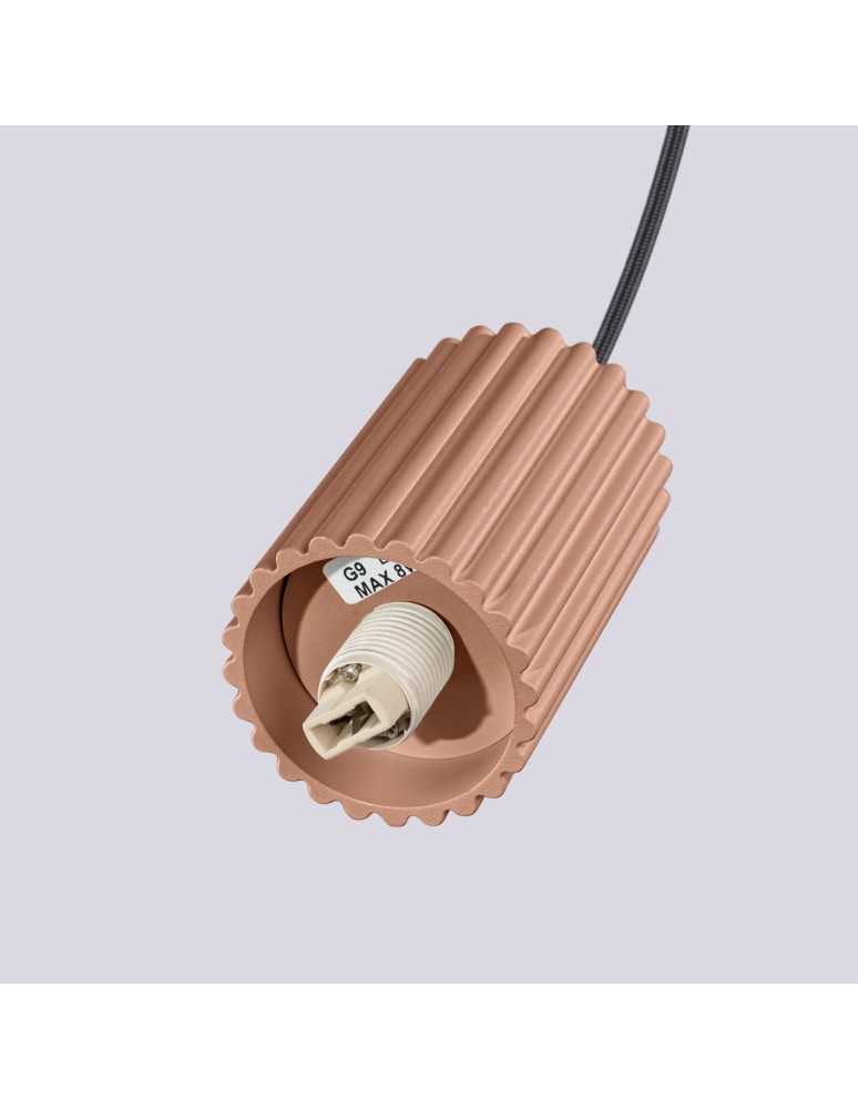 Sollux Lampa wisząca HALO 1 mocca SL.1734 Sollux Lampa wisząca HALO 1 mocca SL.1734