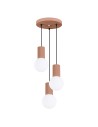 Sollux Lampa wisząca HALO 3P mocca SL.1735
