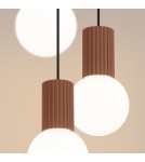 Sollux Lampa wisząca HALO 3P mocca SL.1735 Sollux Lampa wisząca HALO 3P mocca SL.1735