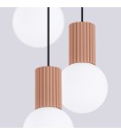 Sollux Lampa wisząca HALO 3P mocca SL.1735 Sollux Lampa wisząca HALO 3P mocca SL.1735