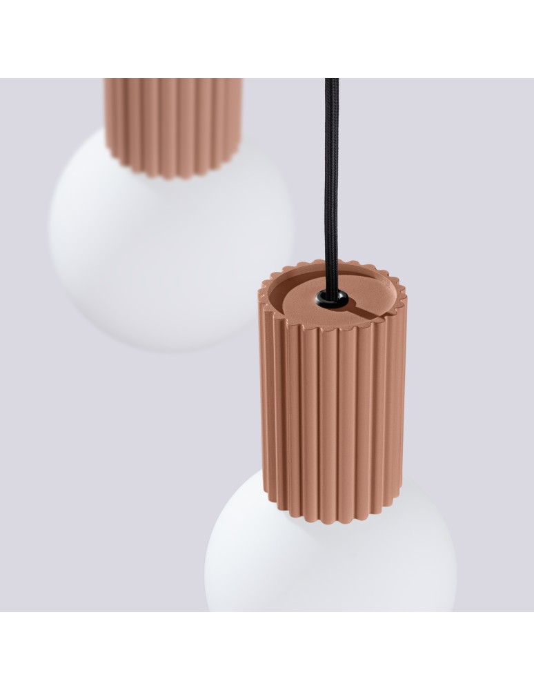 Sollux Lampa wisząca HALO 3P mocca SL.1735 Sollux Lampa wisząca HALO 3P mocca SL.1735