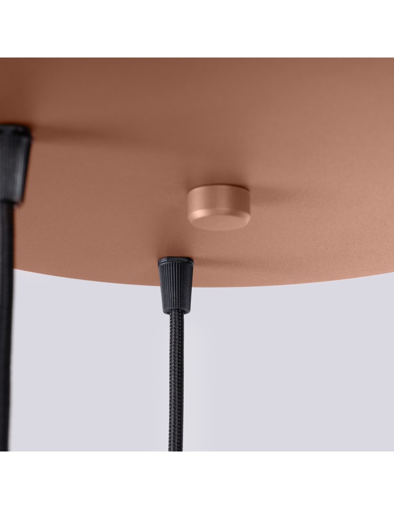 Sollux Lampa wisząca HALO 3P mocca SL.1735 Sollux Lampa wisząca HALO 3P mocca SL.1735