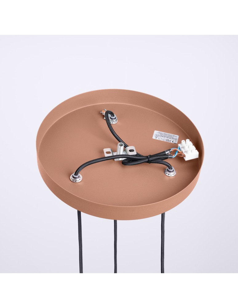 Sollux Lampa wisząca HALO 3P mocca SL.1735 Sollux Lampa wisząca HALO 3P mocca SL.1735