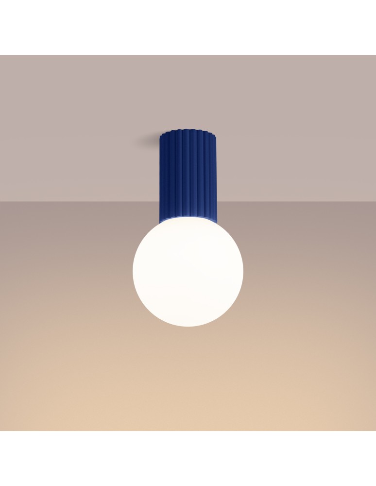 Sollux Plafon HALO ultramaryna IP44 SL.1738 Sollux Plafon HALO ultramaryna IP44 SL.1738