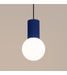 Sollux Lampa wisząca HALO 1 ultramaryna SL.1739 Sollux Lampa wisząca HALO 1 ultramaryna SL.1739
