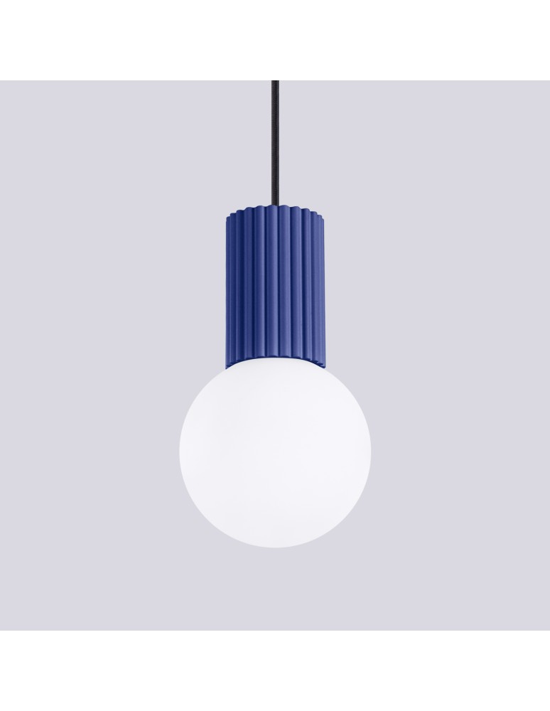 Sollux Lampa wisząca HALO 1 ultramaryna SL.1739 Sollux Lampa wisząca HALO 1 ultramaryna SL.1739