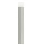 Lampy ogrodowe stojące - SU-MA CUBE 83cm 1x20W E27 230V Srebrny CB-830 AL Stojąca - produkt 1