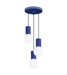 Sollux Lampa wisząca HALO 3P ultramaryna SL.1740 Sollux Lampa wisząca HALO 3P ultramaryna SL.1740