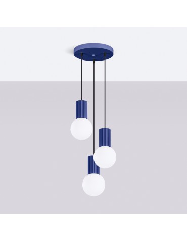 Sollux Lampa wisząca HALO 3P ultramaryna SL.1740 - produkt 2