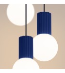 Sollux Lampa wisząca HALO 3P ultramaryna SL.1740 Sollux Lampa wisząca HALO 3P ultramaryna SL.1740
