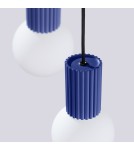 Sollux Lampa wisząca HALO 3P ultramaryna SL.1740 Sollux Lampa wisząca HALO 3P ultramaryna SL.1740