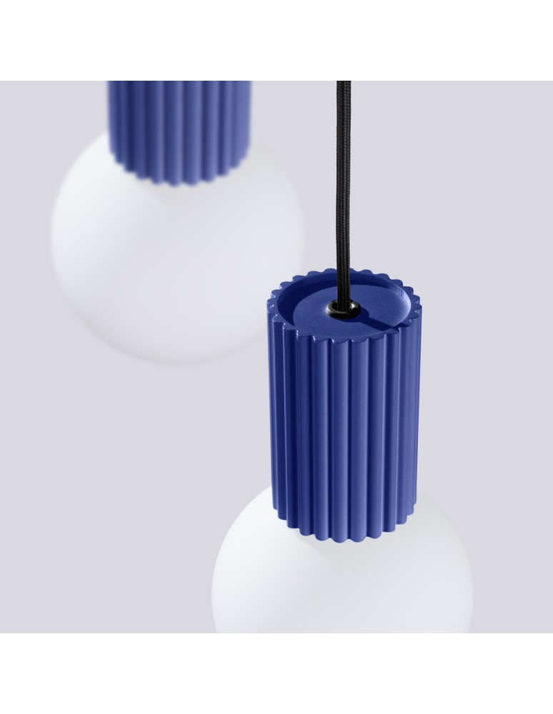 Sollux Lampa wisząca HALO 3P ultramaryna SL.1740 Sollux Lampa wisząca HALO 3P ultramaryna SL.1740