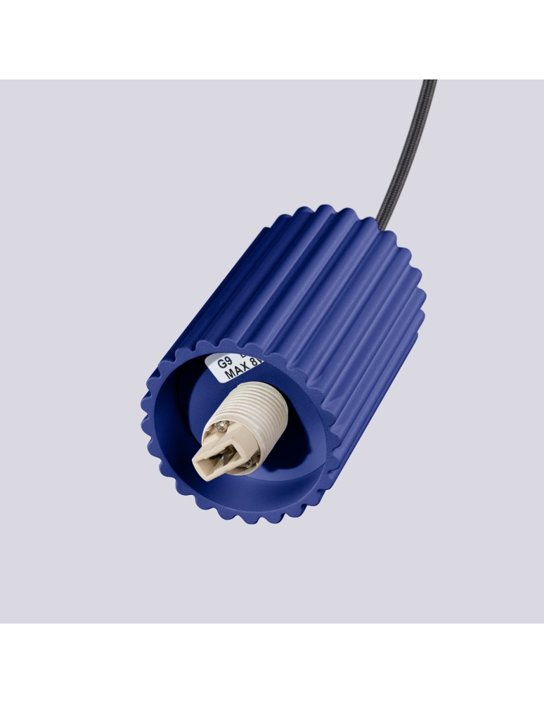 Sollux Lampa wisząca HALO 3P ultramaryna SL.1740 Sollux Lampa wisząca HALO 3P ultramaryna SL.1740