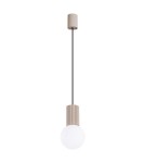 Sollux Lampa wisząca HALO 1 taupe SL.1744 Sollux Lampa wisząca HALO 1 taupe SL.1744