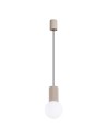 Sollux Lampa wisząca HALO 1 taupe SL.1744