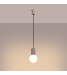 Sollux Lampa wisząca HALO 1 taupe SL.1744 Sollux Lampa wisząca HALO 1 taupe SL.1744
