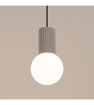 Sollux Lampa wisząca HALO 1 taupe SL.1744 Sollux Lampa wisząca HALO 1 taupe SL.1744