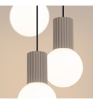 Sollux Lampa wisząca HALO 3P taupe SL.1745 Sollux Lampa wisząca HALO 3P taupe SL.1745