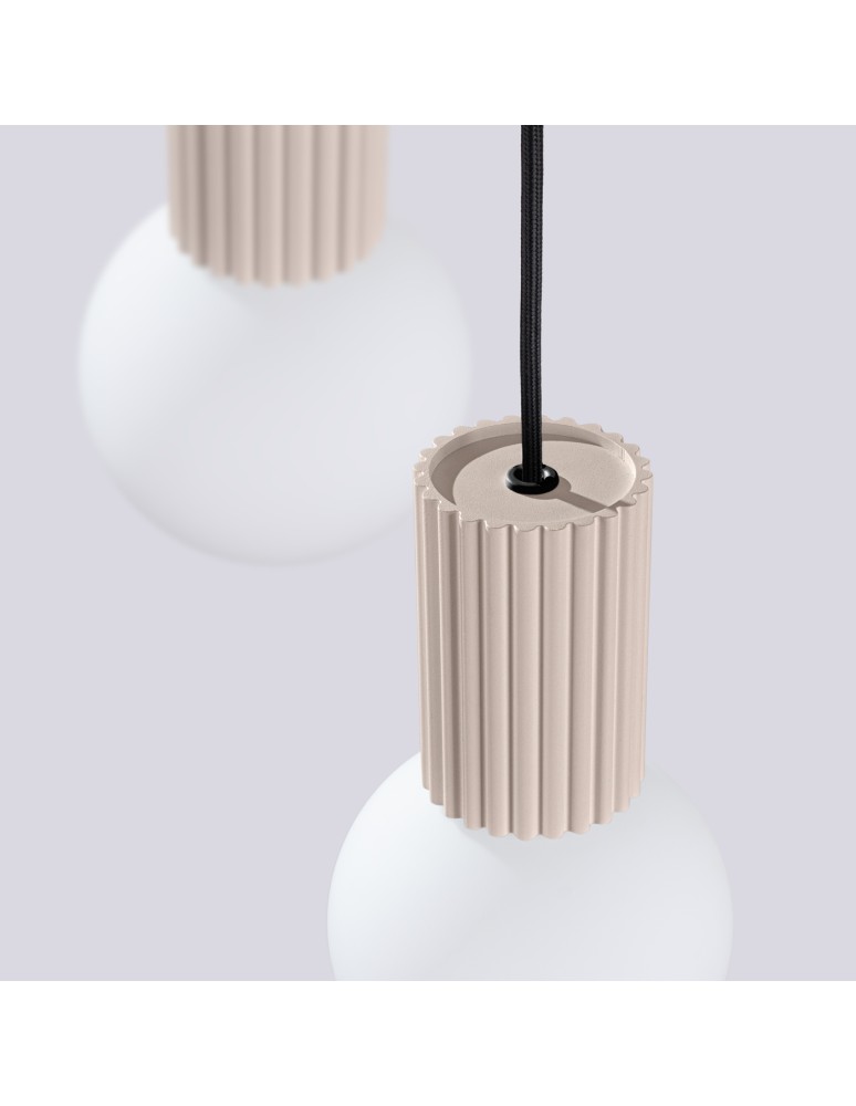 Sollux Lampa wisząca HALO 3P taupe SL.1745 Sollux Lampa wisząca HALO 3P taupe SL.1745