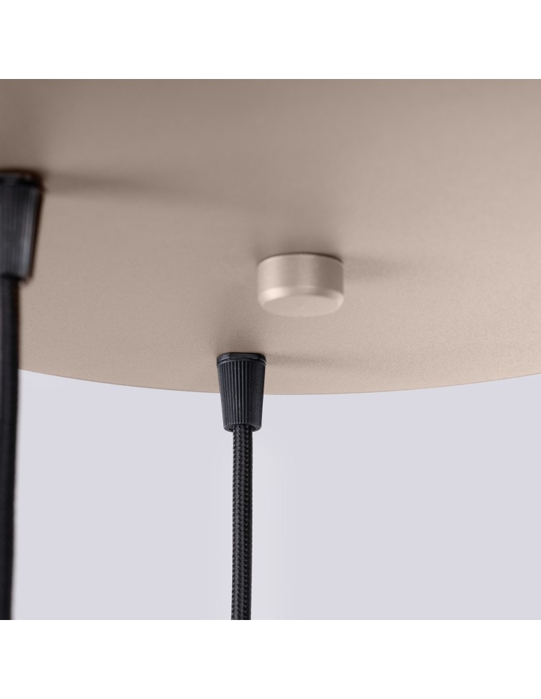 Sollux Lampa wisząca HALO 3P taupe SL.1745 Sollux Lampa wisząca HALO 3P taupe SL.1745