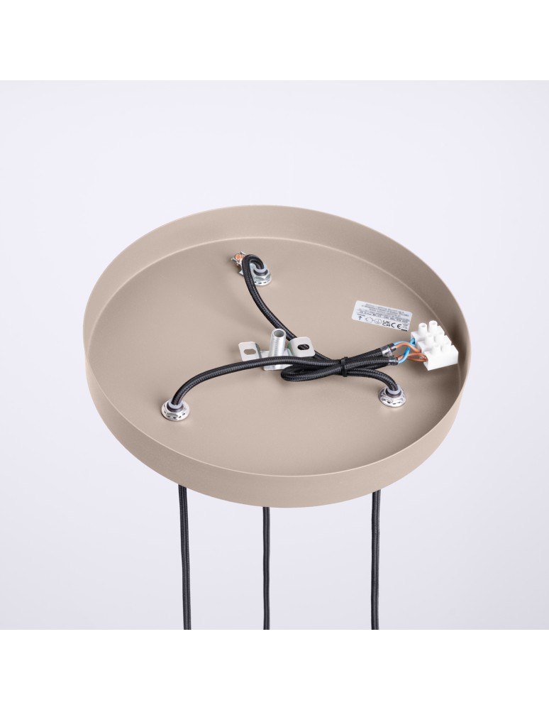 Sollux Lampa wisząca HALO 3P taupe SL.1745 Sollux Lampa wisząca HALO 3P taupe SL.1745