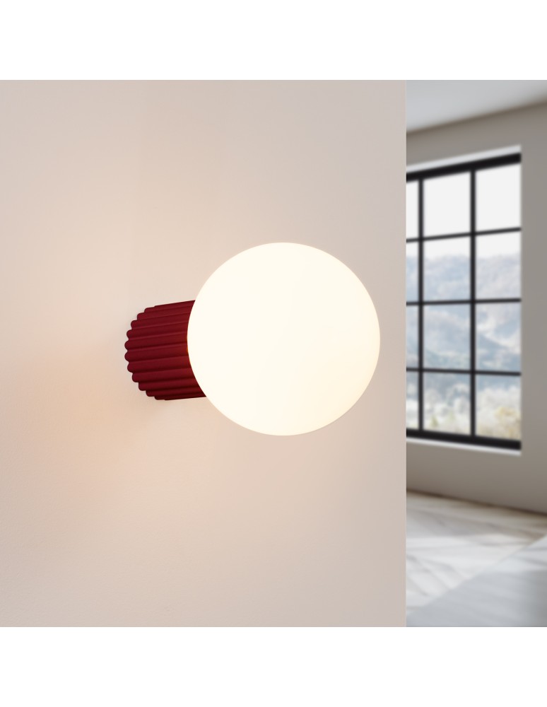Sollux Kinkiet HALO burgund IP44 SL.1747