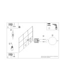 Kinkiety kule - Sollux Kinkiet HALO burgund IP44 SL.1747 - product 10