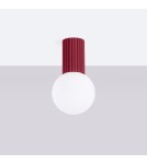 Sollux Plafon HALO burgund IP44 SL.1748 Sollux Plafon HALO burgund IP44 SL.1748