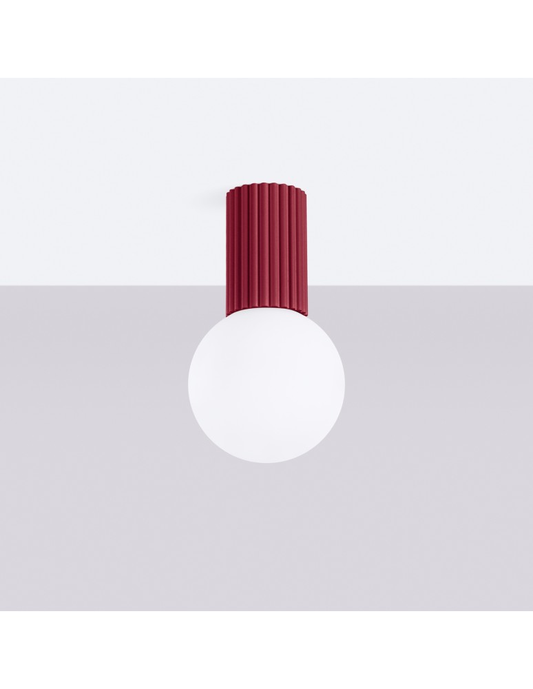 Sollux Plafon HALO burgund IP44 SL.1748 Sollux Plafon HALO burgund IP44 SL.1748