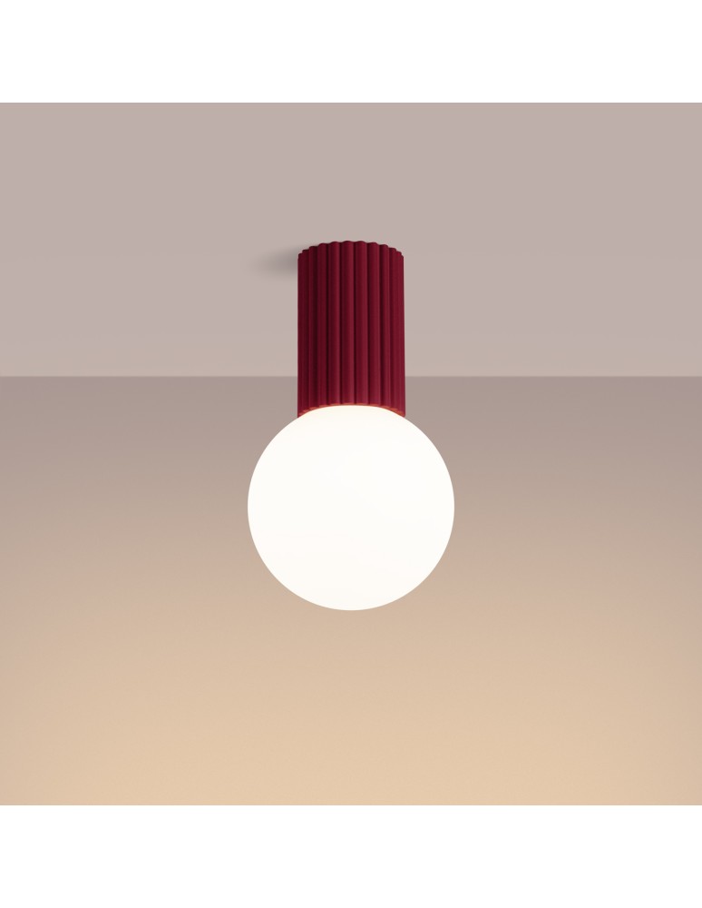 Sollux Plafon HALO burgund IP44 SL.1748 Sollux Plafon HALO burgund IP44 SL.1748