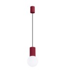 Sollux Lampa wisząca HALO 1 burgund SL.1749 Sollux Lampa wisząca HALO 1 burgund SL.1749