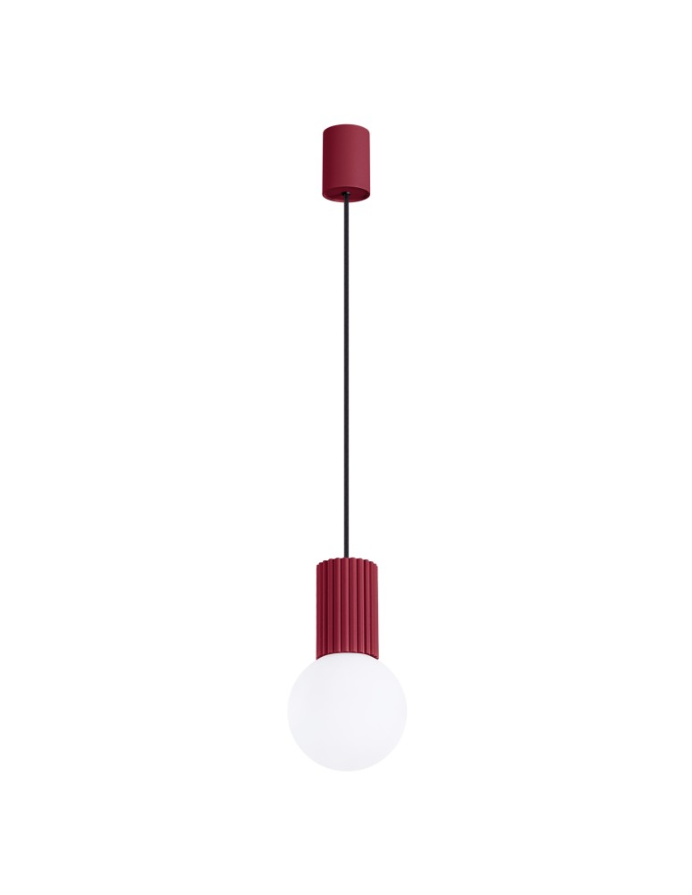 Sollux Lampa wisząca HALO 1 burgund SL.1749 Sollux Lampa wisząca HALO 1 burgund SL.1749
