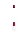 Sollux Lampa wisząca HALO 1 burgund SL.1749